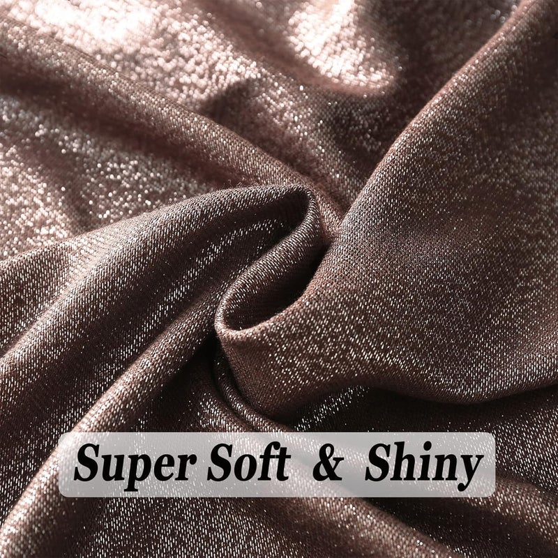 vimate Sparkling Metallic Pashmina Shawl Wraps Scarf for Evening Party Bridal Wedding Formal Dresses - Image 3